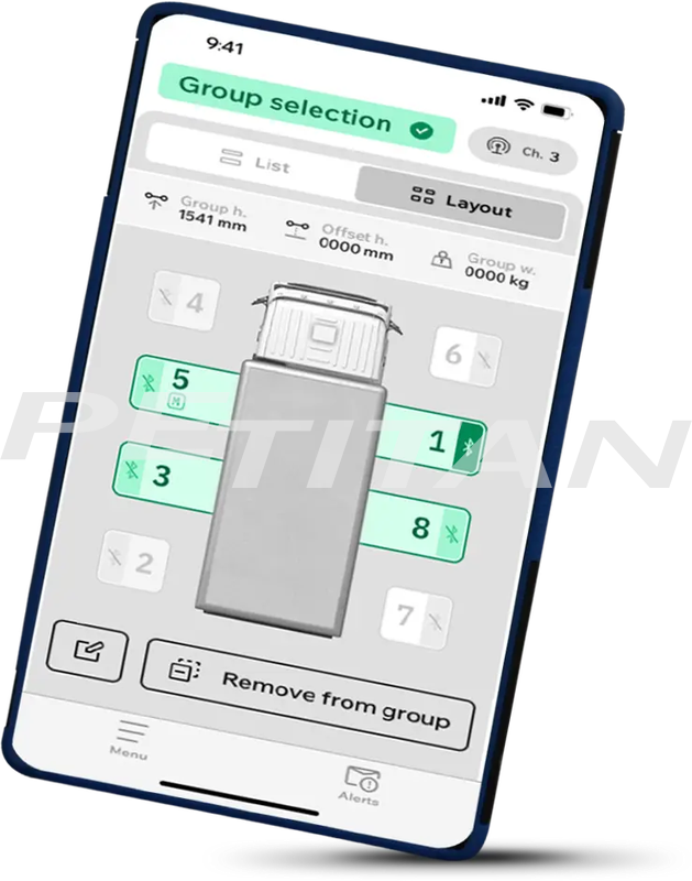 ALPHA sorozatú mobil oszlopos emelő 5